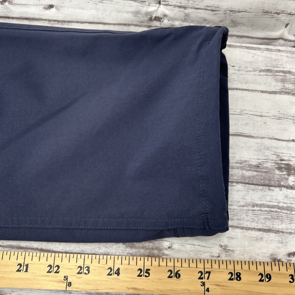 LL Bean Multisport Pants Men's Medium Blue Woven Straight Leg Stretch Hiking - Picture 8 of 11